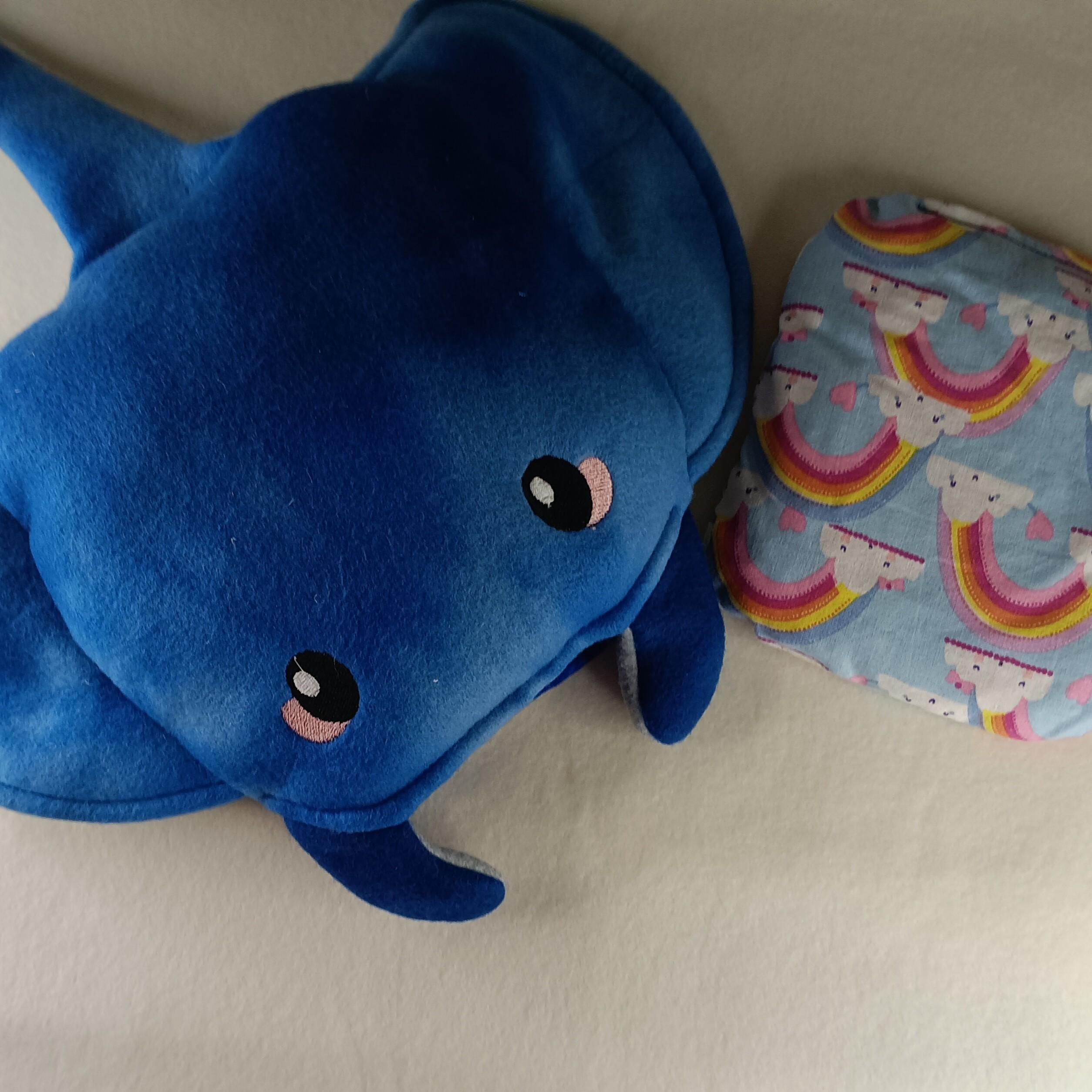 Manta Ray Heating Pad, Cooling Pad Plushy