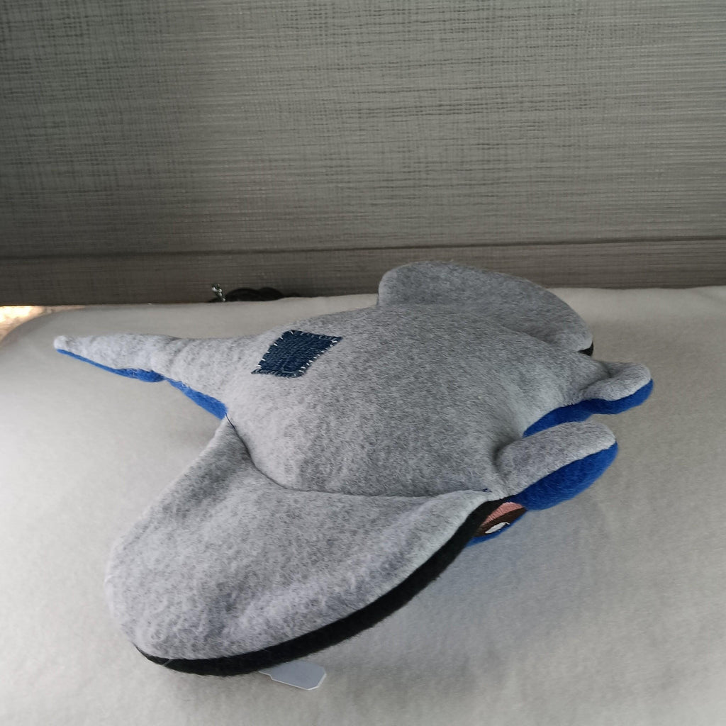 Deep Sea Manta Ray Plush – Handmade Ocean Friend
