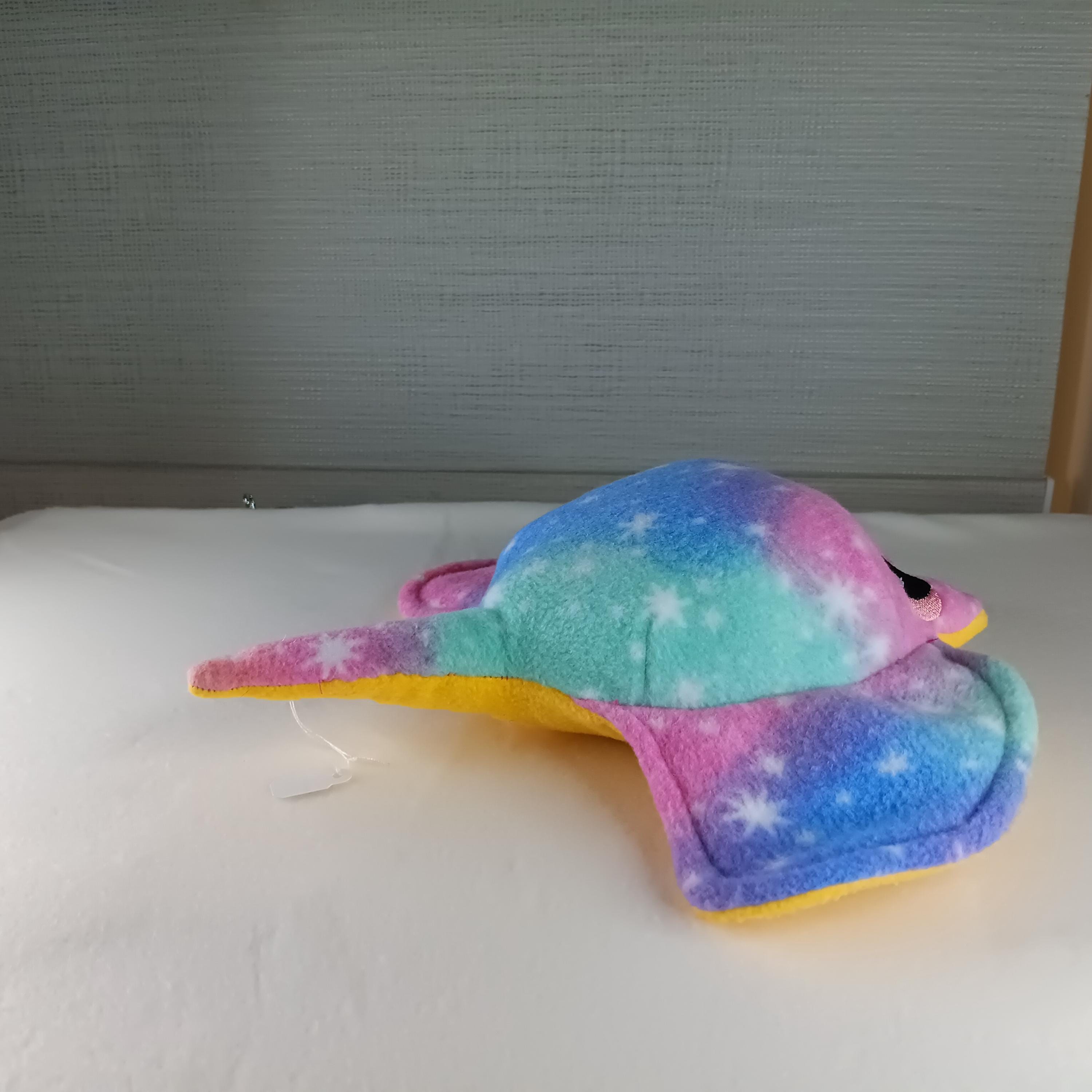 Galaxy Manta Ray Plush – Handmade Cosmic Sea Friend