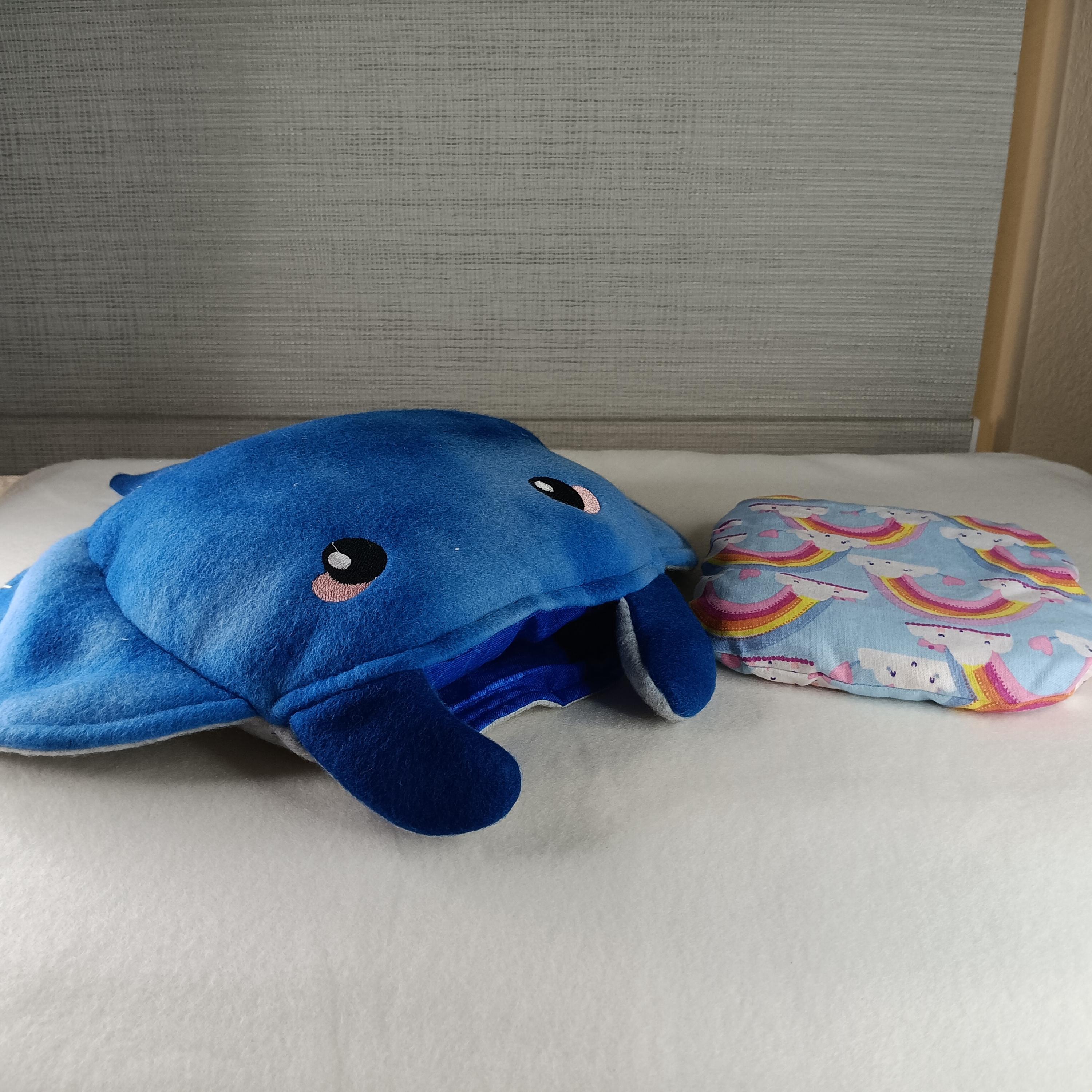 Manta Ray Heating Pad, Cooling Pad Plushy