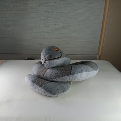 Handmade Fleece Snake Plushie – Soft Stuffed Animal Toy